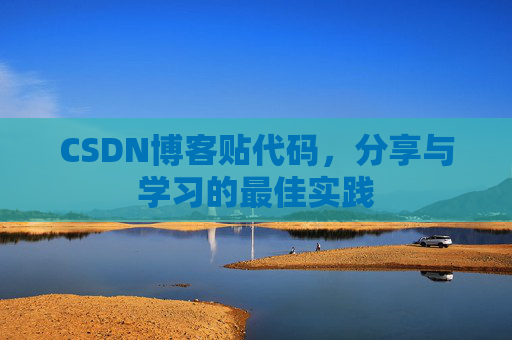 CSDN博客贴代码，分享与学习的最佳实践